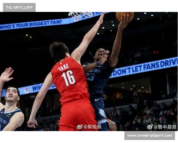 NBA开拓者队96-119不敌灰熊，杨瀚森首发登场19分钟